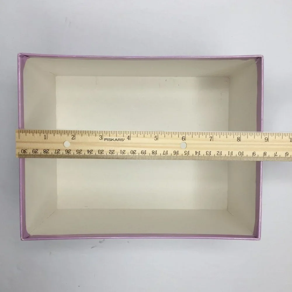 Vintage 1986 Current Inc Marble Check Storage Gift Box 9